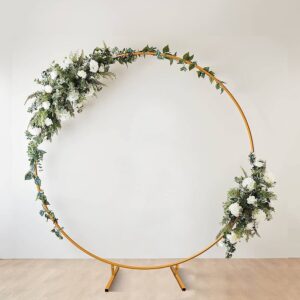 6’ Round Metal Arch – Gold
