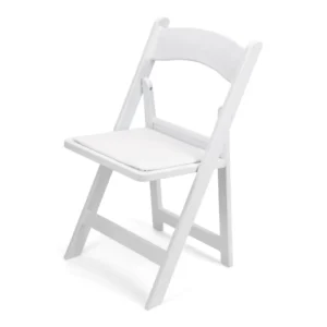 White Resin Chair