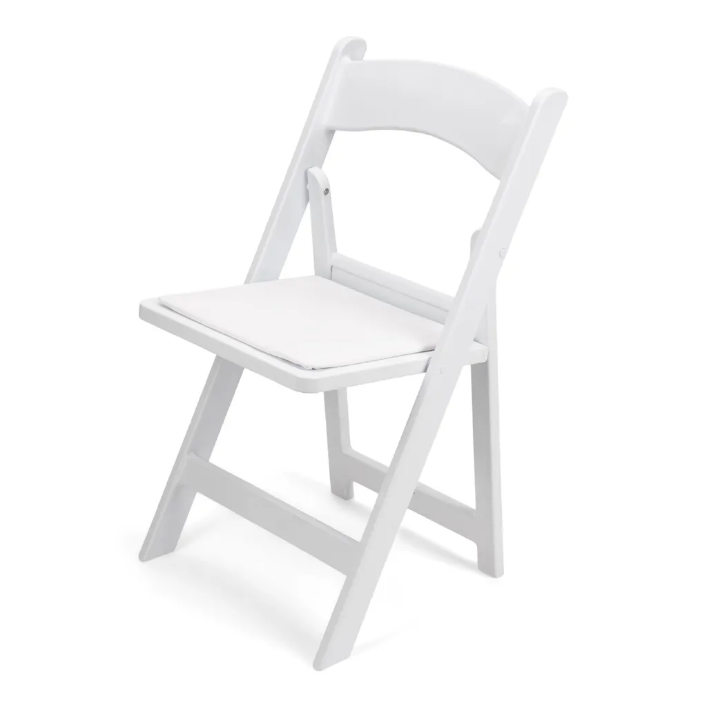 White resin chair rentals Houston